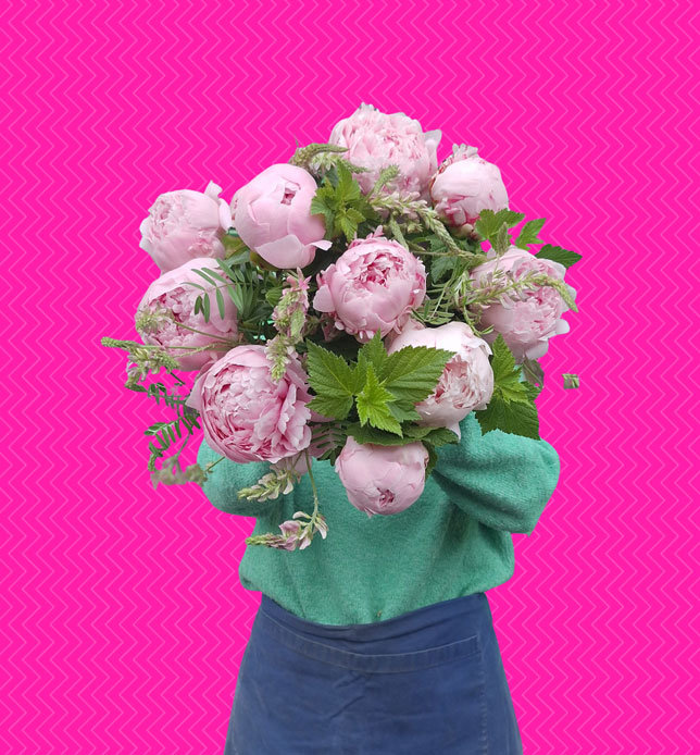 Bouquet de fleurs SENS Hé!