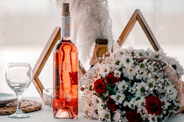 coffrets fleurs vin