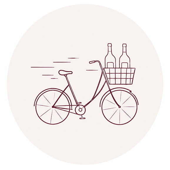 On livre à vélo